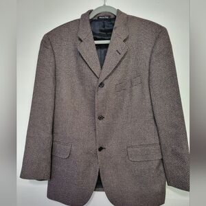 Giorgio Zillioni Herringbone Sports Blazer Jacket Size 38